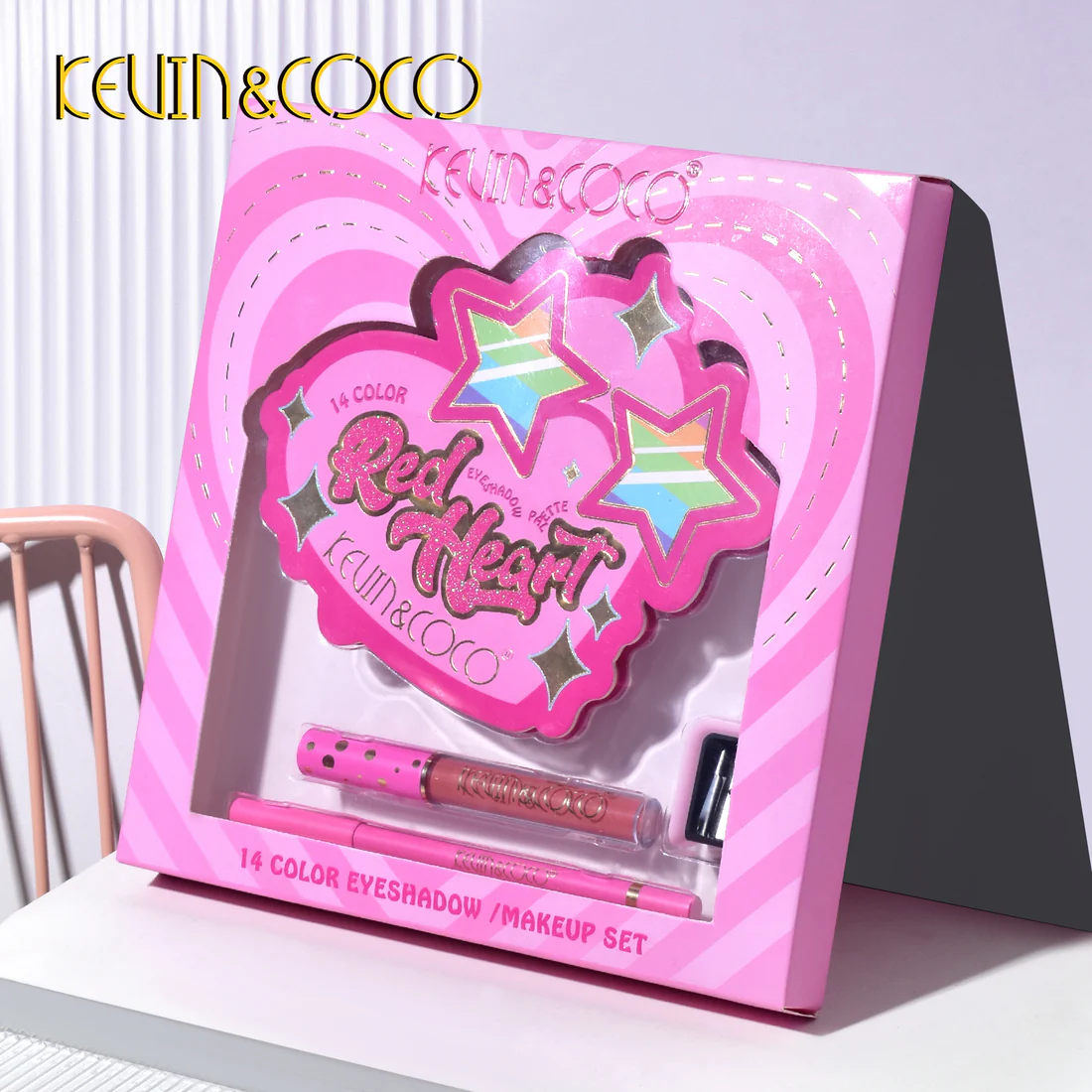 Paleta Red Heart Makeup